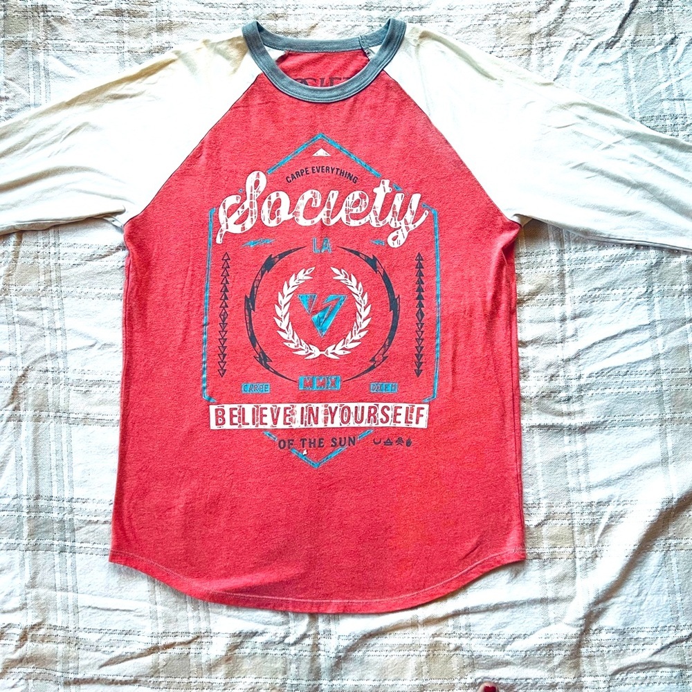 Society by buckle shirt Med